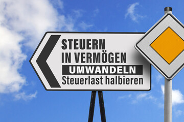 Steuern in Vermögen umwandeln - Steuerlast halbieren