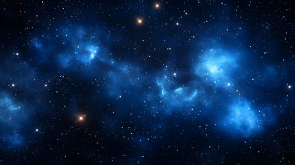 Fototapeta premium Cosmic Nebula with Stars and Galaxies Abstract Background Illustration