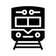 Railway glyph icon