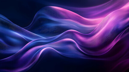 Obraz premium Abstract Background with Purple and Blue Waves