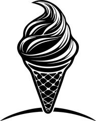 ice cream icon logo vector