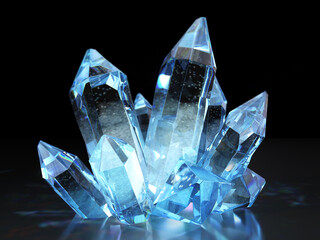 Crystal brilliance gem ore stone