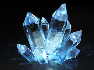 Crystal brilliance gem ore stone