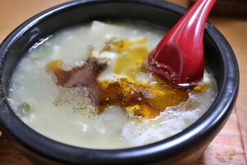 Sichuan cuisine (Chinese cuisine): white mapo tofu