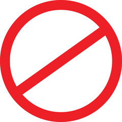 Red stop sign, Vector Illustration.