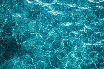 Obraz premium Clear Blue Water Capturing Intricate Textures