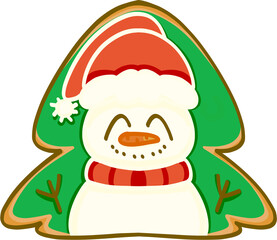 snowman cookie