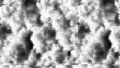 Abstract black hexagons on white background, honeycomb pattern design. Easily resized and recoloured at your discretion. Editable vector element.  © Yero06