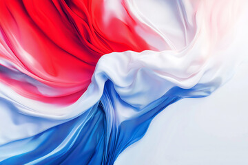 Obraz premium Blue/red/white abstract and background. generative AI