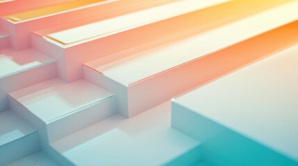 Abstract Gradient Steps with Soft Light Reflections, AI
