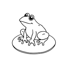 frog coloring book