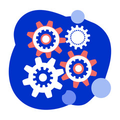 Gears symbolizing teamwork