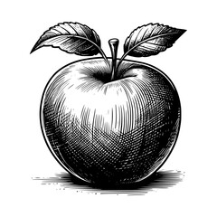 Apple Sketch Style