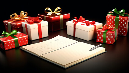 writing notes festive gifts holidays