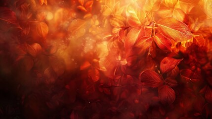 Autumn Leaves: A Symphony of Red and Gold