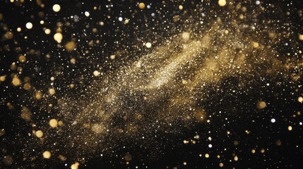 Fireworks lighting up the night in a burst of glitter and color, creating a stunning background for holiday or anniversary festivities.