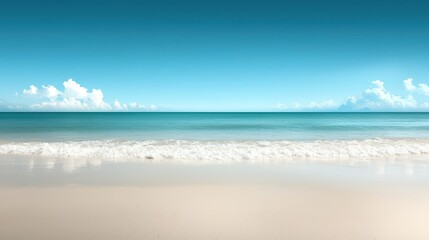 Fototapeta premium Tranquil Beach Scene