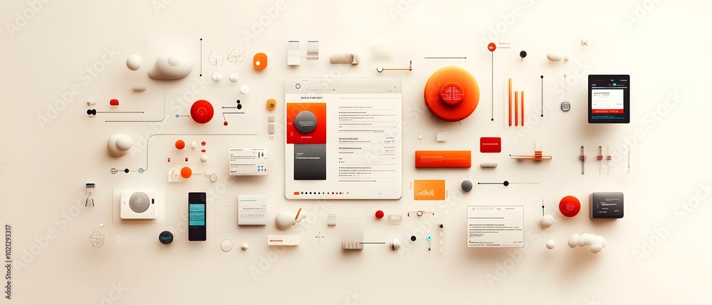 Poster mesmerizing digital data presentation with a contemporary ui design immersive augmented reality hud 