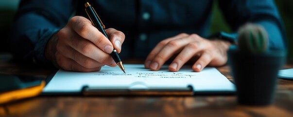 A person sitting at a desk with a laptop, focused on writing the first draft of a business plan, [National Write A Business Plan Month], [entrepreneurship, planning], ,