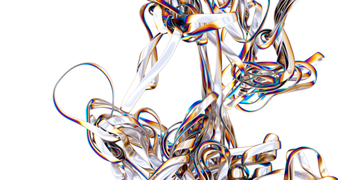 Colorful Wonderland: Explore the Depths of a Chromatic 3D Background