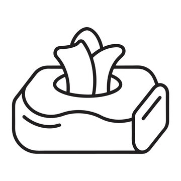 recommend clip art: Baby Wipe Color and Line Art Vector Silhouette.