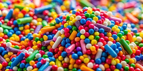 Colorful Sprinkles for Baking and Decorating Desserts, Perfect for Cakes, Cupcakes, and Ice Cream Treats
