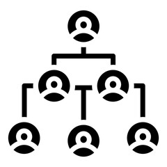 Hierarchy Diagram Icon For Design Element