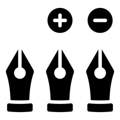 Pen Tool Icon For Design Element