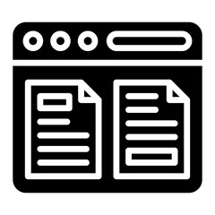 Header & Footer Icon For Design Element