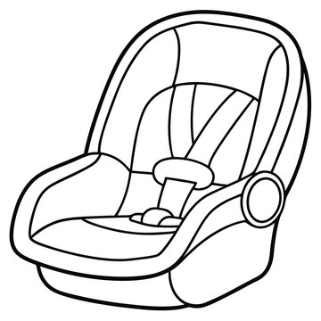 recommend clip art: Baby Car Line Art Silhouette..