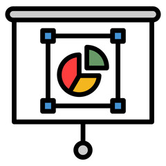 Presentation Slide Icon For Design Element