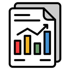 Bar Graph Icon For Design Element