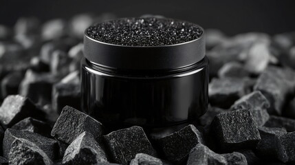 Pure Shilajit Gummies in Modern Black Jars for Wellness