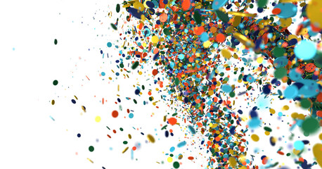 Colorful Confetti Explosion