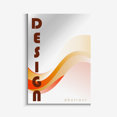 Abstract background vector set orange, peach fuzz with dynamic waves for wedding design. Futuristic backdrop with network wavy lines. Premium template with stripes and gradient mesh banner, poster.