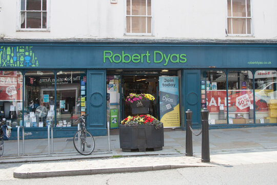 The Robert Dyas shop on the High Street in Colchester, Essex in the UK