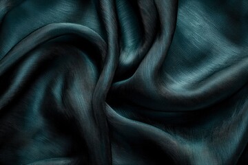 Fototapeta premium Abstract Texture of Dark Blue Fabric with Parallel Lines