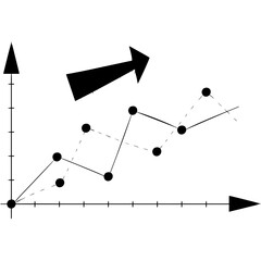 Business infographics icons with different diagram vector illustration. Abstract data visualization, marketing charts and graphs. Business statistics, planning and analytics, forecasting growth rates