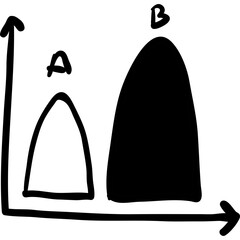 Business infographics icons with different diagram vector illustration. Abstract data visualization, marketing charts and graphs. Business statistics, planning and analytics, forecasting growth rates