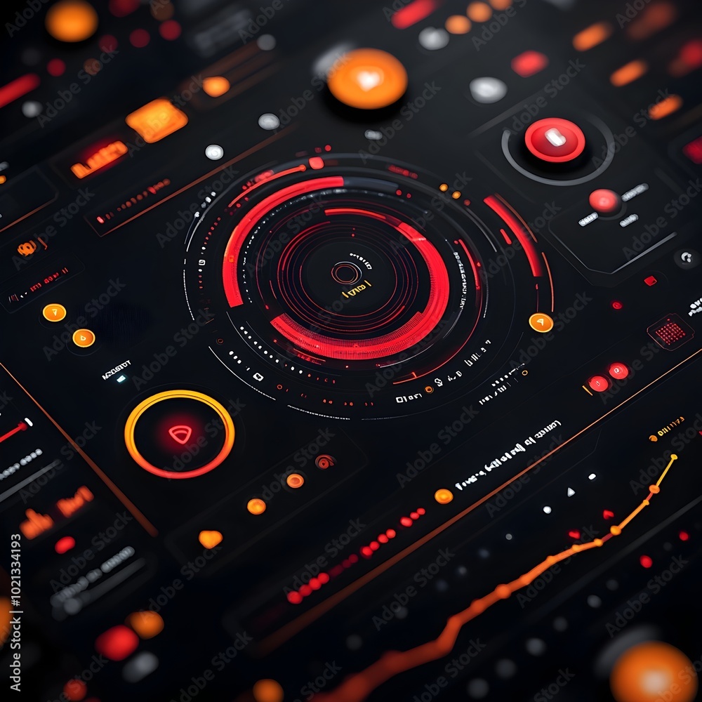 Poster captivating futuristic data visualization with refined ui and cutting edge tech landscape a forward 