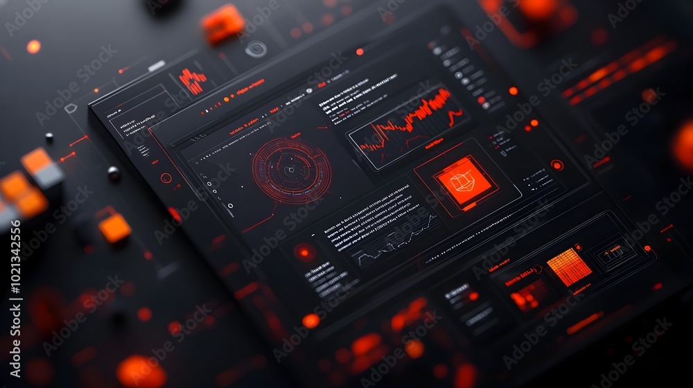 Poster futuristic ai powered global logistics network featuring intricate real time data visualizations dyn