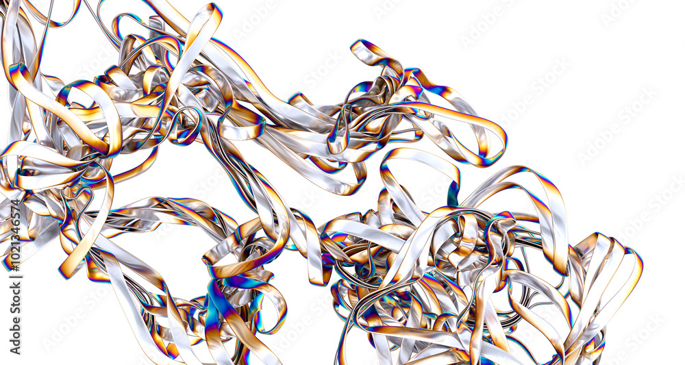 Aufkleber a vibrant flowing rainbow fabric the colors blend seamlessly creating a visually stunning effect