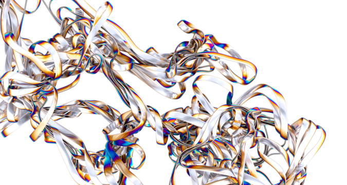 A vibrant flowing rainbow fabric The colors blend seamlessly creating a visually stunning effect