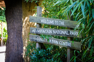 Wegweiser im Erlebnis-Zoo Hannover