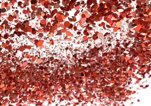 Abstract Red Confetti