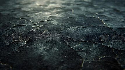 Abstract Background with Dark Cracked Surface Texture