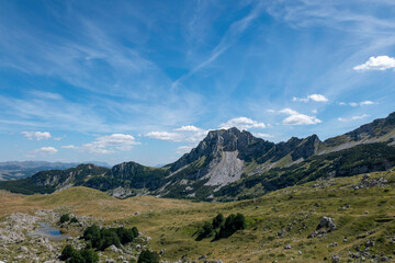 Durmitor, Montenegro, August 7, 2024. Durmitor National Park landscape.