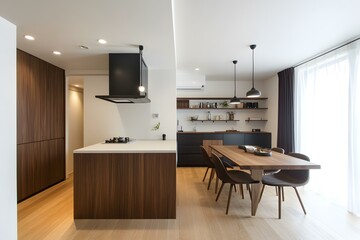Obraz premium Modern Kitchen and Dining Room Interior Design