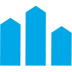 Business infographics icons with different diagram vector illustration. Abstract data visualization, marketing charts and graphs. Business statistics, planning and analytics, forecasting growth rates