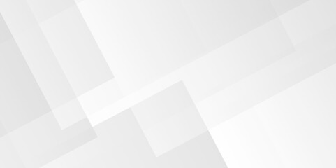 White and gray overlap triangle geometric technology pattern. minimal rectangle randomly arranged white triangle geometric transparent background layers overlapping presentation design.